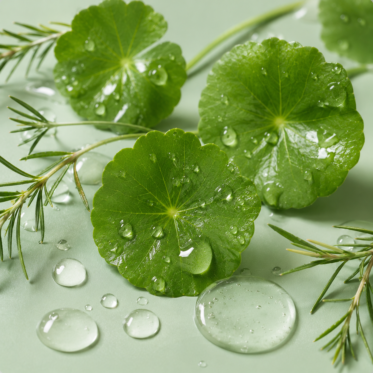 Ingrédients naturels : centella et tea tree